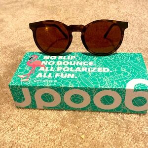 Goodr polarized sunglasses. Unisex. New with box and bag.
